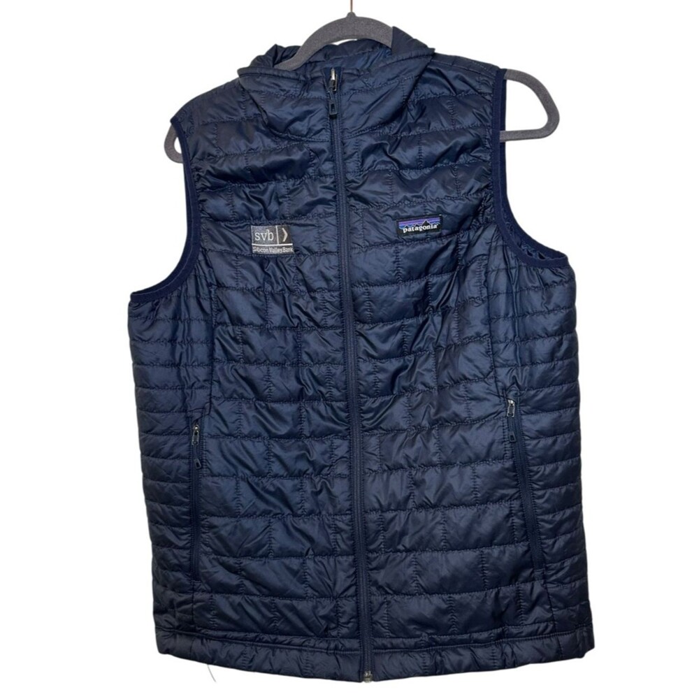 Patagonia Silicon Valley Bank SVB Nano Puff Vest Down Alternative Women’s XL